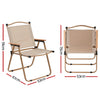 Gardeon Outdoor Camping Chairs Portable Folding Beach Chair Patio Furniture