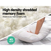 Giselle Bedding Memory Foam Pillow Bamboo Twin Pack