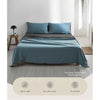 Cosy Club Sheet Set Cotton Sheets Double Blue Dark Blue