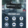 UL-tech 4K Dash Camera Front and Rear Dash Cam DVR WiFi Free Hardwire 64GB Card