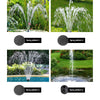 Gardeon Solar Pond Pump with Battery Kit LED Lights 4.3FT