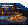 Fire Pit BBQ Charcoal Grill Smoker Portable Outdoor Camping Garden Pits 30"