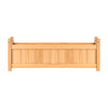 Greenfingers Garden Bed 90x30x33cm Wooden Planter Box Raised Container Growing