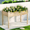 Greenfingers Garden Bed Elevated 120x60x80cm Wooden Planter Box Raised Container