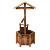 Gardeon Garden Decor Outdoor Ornament Wooden Wishing Well