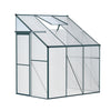 Greenfingers Greenhouse 1.9x1.27x2.13M Lean-to Aluminium Polycarbonate Green House Garden Shed