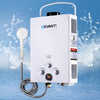 Devanti Portable Gas Water Heater 8LPM Outdoor Camping Shower White