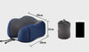 Travel Pillow Memory Foam Neck Pillow With 3D Eye Mask & Earplugs