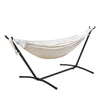 Gardeon Hammock Bed Camping Chair Outdoor Lounge Single Cotton with Stand