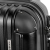 Wanderlite 28" 75cm Luggage Trolley Travel Set Suitcase Carry On Hard Case TSA Lock Lightweight Black