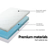 Giselle Cool Gel Memory Foam Topper Mattress Toppers w/ Bamboo Cover 5cm DOUBLE