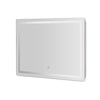 Embellir Wall Mirror 100X70CM with LED Light Bathroom Home Decor Round Rectangle