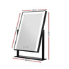 Embellir Makeup Mirror 30x40cm with Led light Lighted Standing Mirrors Black