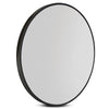 Embellir Wall Mirror Makeup 70cm Home Decor Framed Mirrors Bathroom Round Black