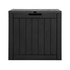 Gardeon Outdoor Storage Box 118L Container Lockable Indoor Garden Toy Tool Shed Black