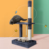 i.Pet Cat Tree 102cm Scratching Post Tower Scratcher Condo House Board Grey