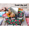 Alfresco Picnic Basket Folding Bag Hamper Insulated Storage Food Cover