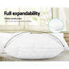 Giselle Bedding Goose Feather Down Pillow Luxury Twin Pack