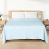 Giselle Cooling Quilt Summer Blanket Comforter Blue Double