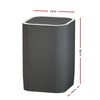 Devanti Sensor Bin Motion Automatic Rubbish Bins Waste Trash Can Ash Black 9L