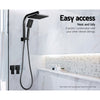 Cefito Shower Tap Bath Twin Taps Hot Cold Wall Basin Sink Vanity Brass Black