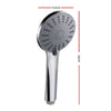 Handheld Shower Head 4.5" High Pressure 5 Modes Poweful Round Chrome