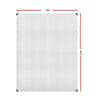 Instahut Tarp Tarpaulin 5x6m Canvas Heavy Duty Camping Cover Clear