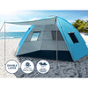 Weisshorn Camping Tent Beach Tents Hiking Sun Shade Shelter Fishing 2-4 Person