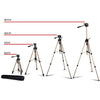 Weifeng Professional Camera Tripod Stand Mount DSLR Travel Adjustable 62-160cm Gold