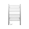 Devanti Electric Heated Towel Rail Rails Warmer Rack Aluminium 10 Bars