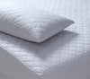 Elan Linen 100% Cotton Quilted Fully Fitted 50cm Deep King Single Size Waterproof Mattress Protector