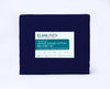 Elan Linen 100% Egyptian Cotton Vintage Washed 500TC Navy Blue 50 cm Deep Mega King Bed Sheets Set