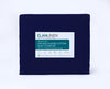 Elan Linen 100% Egyptian Cotton Vintage Washed 500TC Navy Blue Queen Bed Sheets Set