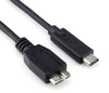 ASTROTEK USB-C 3.1 Type-C Male to USB 3.0 Micro B Male Cable 1m