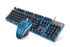 RAPOO V100S Backlit Gaming Keyboard & Optical Gaming Mouse, competitive gaming combo