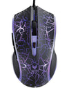 RAPOO V20S LED Optical Gaming Mouse Lighting Black - Upto3000dpi 16m Colour 5 Programmable Buttons