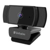 VERBATIM Webcam Full HD 1080P with Auto Focus - Black