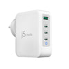 J5create JUP43130 130W GaN USB-C 4-Port Charger - (USB-C PDx 3, USB-A x 1 with Auto Balance Output) - Charge your phones, tablets, or laptops