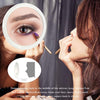 20X Magnifying Hand Mirror with Suction Cups Use for Makeup Application, Tweezing, and Blackhead/Blemish Removal (15 cm White)