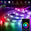 12M LED Strip Lights Rope Light for Bedroom and Home (5050 Lights Strip App with Remote Control)