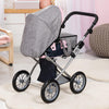 City Star Doll's Pram Bag, Denim Grey and Blue