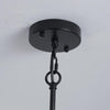 Farmhouse Pendant Light Rustic Lantern Chandelier Black