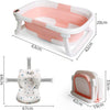 Baby Bath Tub Foldable, Pink White