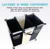 3 in 1 Large 135L Laundry Clothes Hamper Basket with Waterproof bags and Aluminum Frame (Multi)