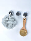 3 Pack Self Adhesive Round Towel Hooks for Kitchen and Bathroom