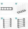 4 tier Shoe Rack Storage Organiser (White)