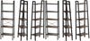 5 Tiers A-shaped Ladder Storage Shelf, Rustic, Brown