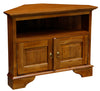 Tasmania 2 Door Corner TV Stand (Light Pecan)