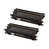 Compatible Premium 2 x TN251BK  Black Toner Cartridge - for use in Brother Printers