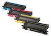 Compatible Premium 4-Pack Brother TN251 / TN255 Toner Combo [1BK,1C,1M,1Y]   - for use in Brother Printers